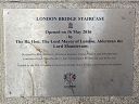 London Bridge Staircase - Lord Mountevans (id=8175)